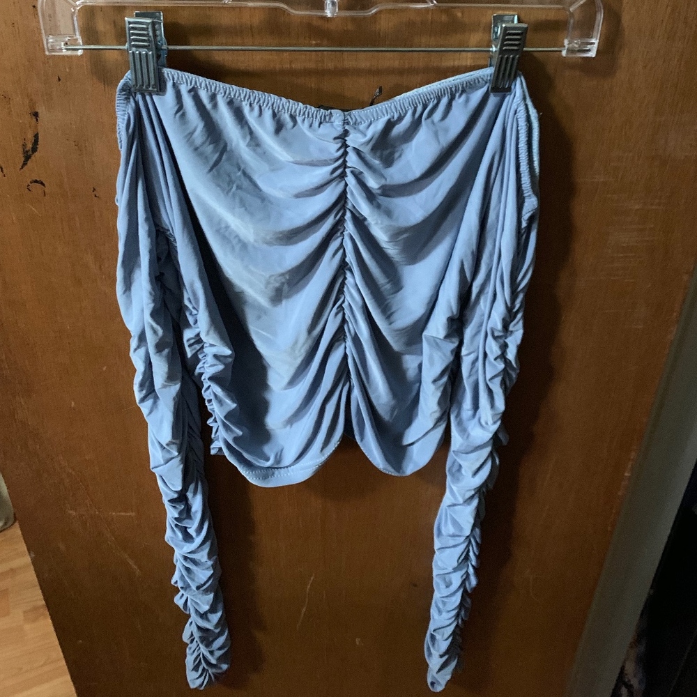 Ruched Long Sleeve